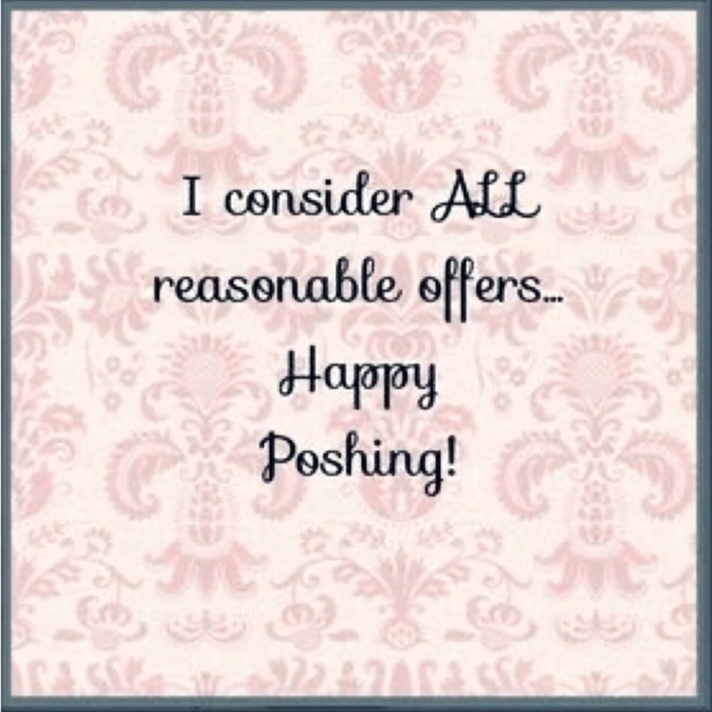 Reasonable offers accepted